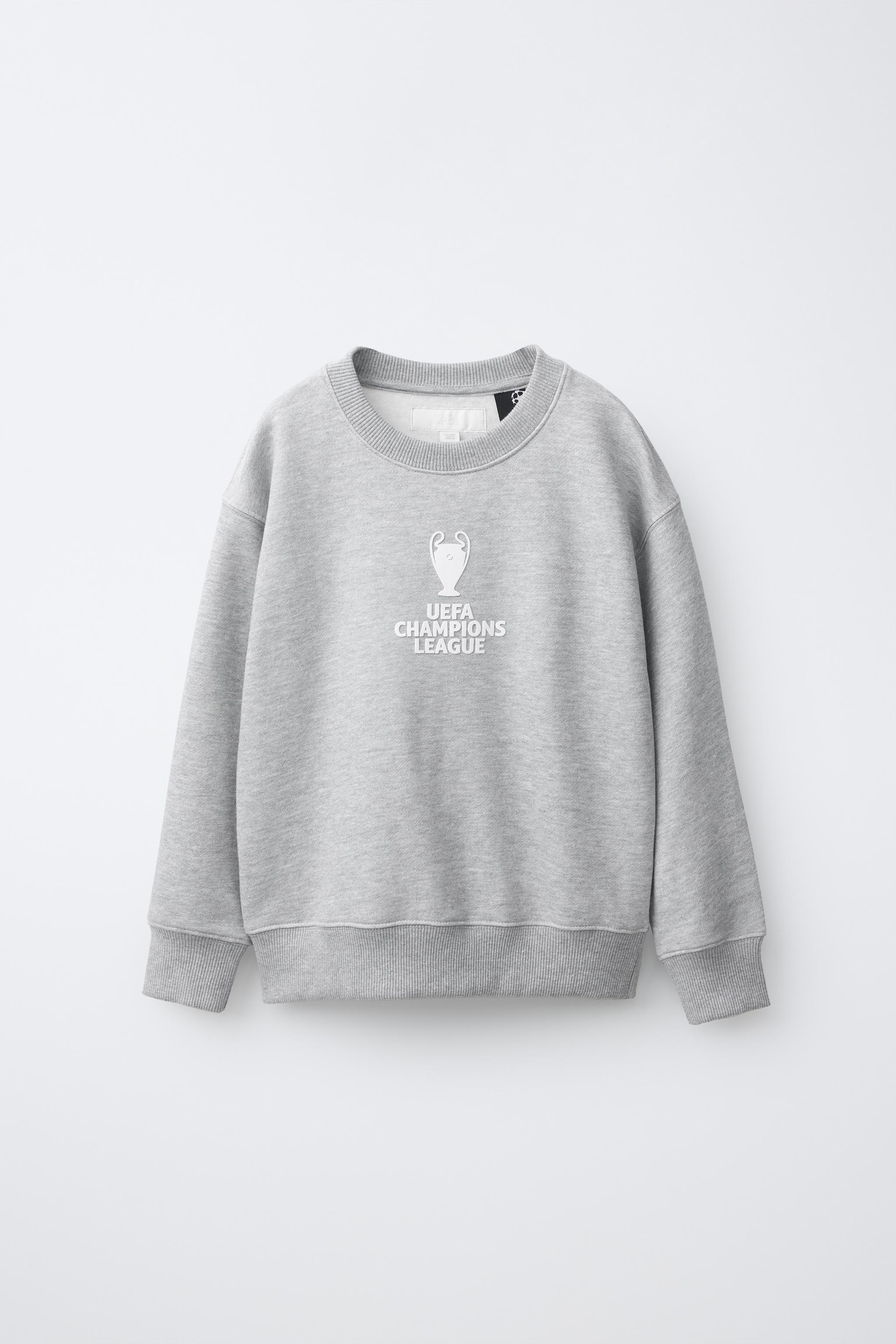 UEFA CHAMPIONS LEAGUE ® PRINT SWEATSHIRT - Gray marl | ZARA United
