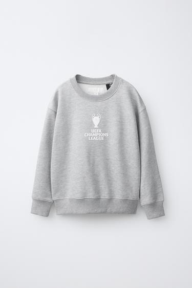 SUDADERA ESTAMPADO UEFA CHAMPIONS LEAGUE ® - Gris vigoré de Zara - Imagen 0