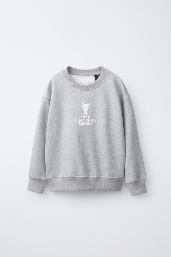 UEFA CHAMPIONS LEAGUE® PRINT SWEATSHIRT - Grey marl by Zara - Image 0