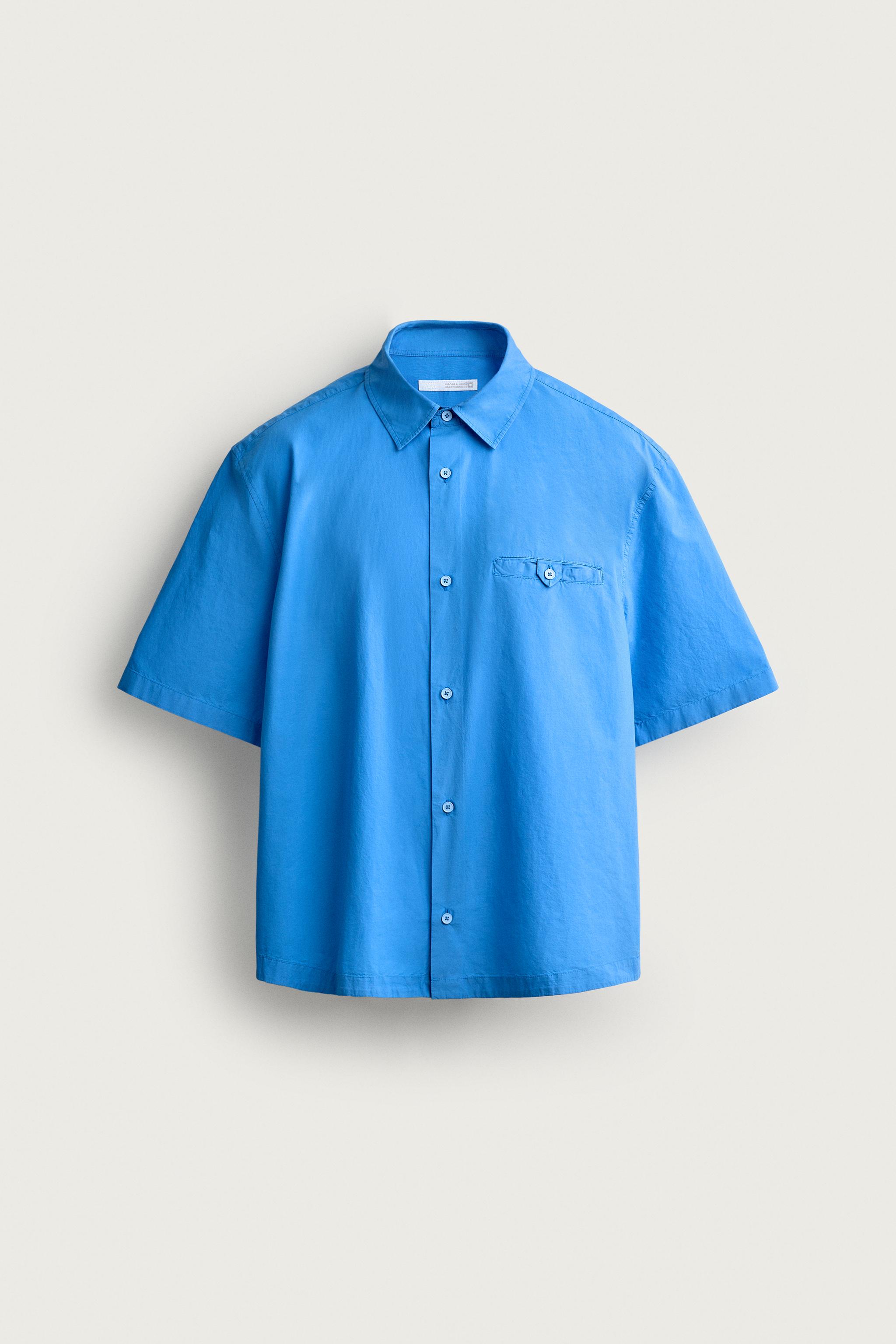 RELAXED FIT POPLIN SHIRT