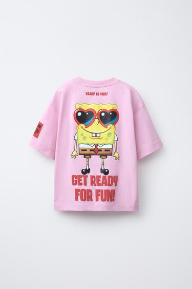 T-SHIRT BOB L'ÉPONGE © NICKELODEON - Rose de Zara - Image 1