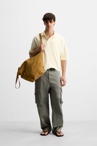 POLO COUPE DÉCONTRACTÉE - Jaune clair de Zara