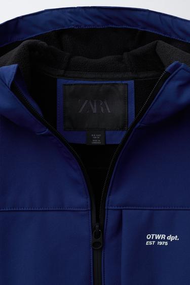 HOODED TECHNICAL JACKET - Bluish by Zara - Image 5
