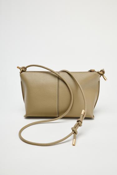 KNOTTED CROSSBODY BAG - Green by Zara - Image 2