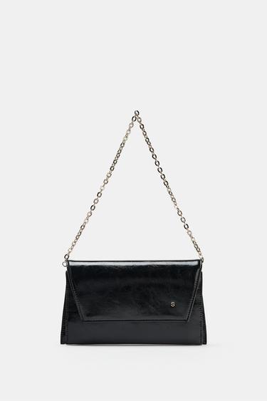 MINIBOLSA TIRACOLO ENVELOPE - Preto da Zara