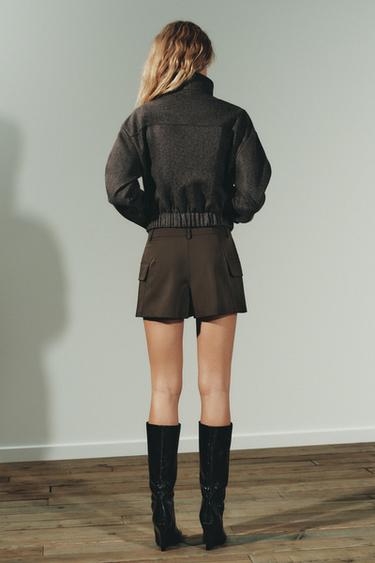 VESTE BOMBER SOFT - Marron foncé de Zara - Image 2