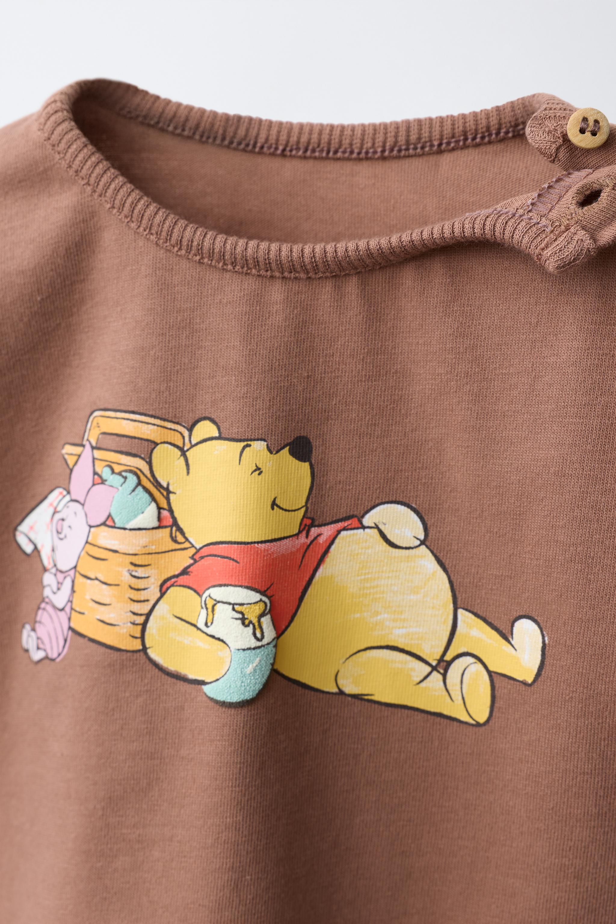 Детские футболки Zara WINNIE THE POOH © DISNEY PRINT T-SHIRT — фото 3