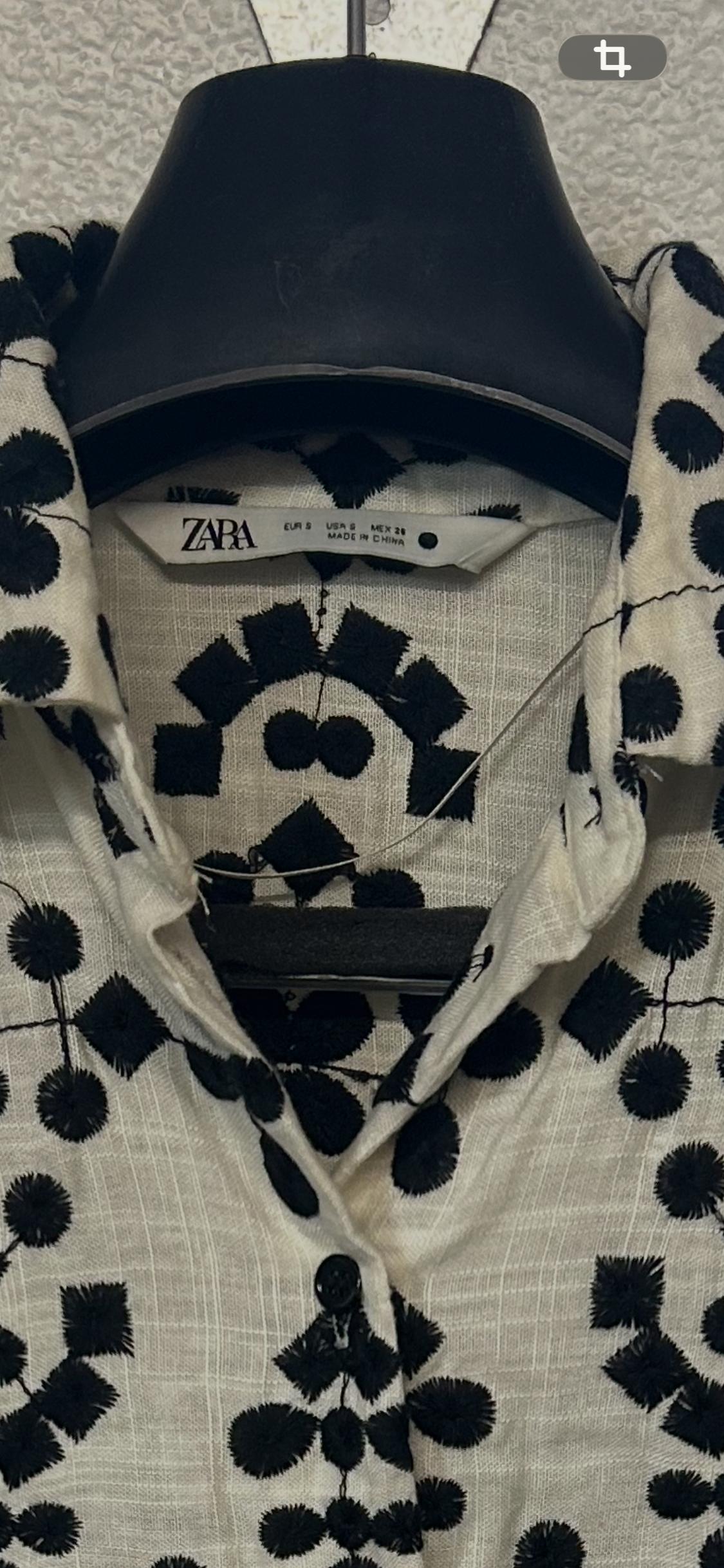 CAMISA BORDADOS CONTRASTE ZW COLLECTION - Image 3