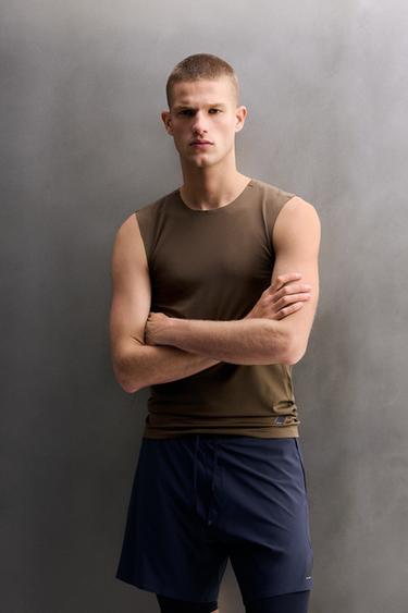 DÉBARDEUR PREMIÈRE COUCHE - Marron de Zara