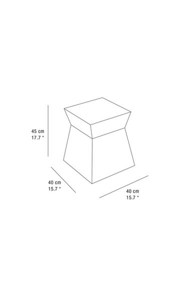 TABLE GÉOMÉTRIQUE RACINE - Marron de Zara - Image 5