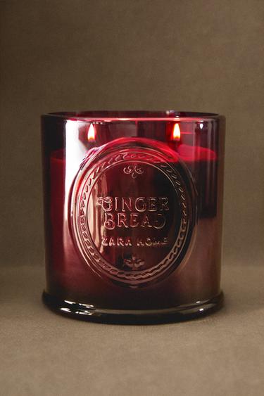 (650 G) BOUGIE PARFUMÉE PAIN D'ÉPICES - Rouge de Zara - Image 5
