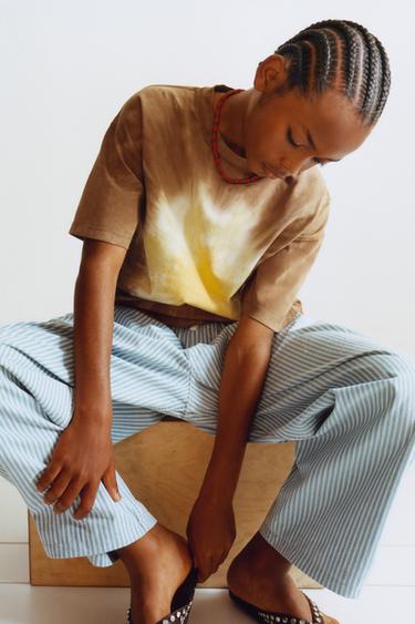 T-SHIRT TIE DYE - Marron de Zara - Image 5