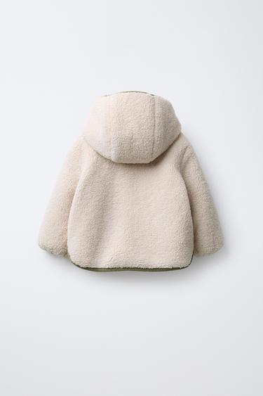 VESTE EFFET MOUTON POLAIRE - Écru de Zara - Image 1