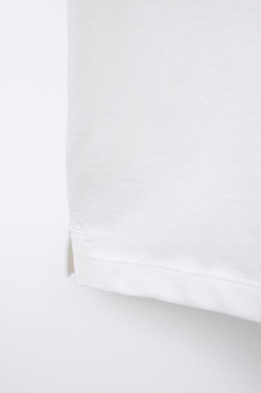 T-SHIRT POCHE SANS MANCHES - Blanc de Zara - Image 3