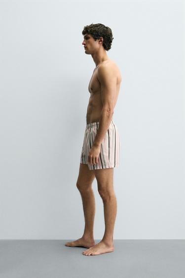 MAILLOT DE BAIN À RAYURES MOYENNES - Multicolore de Zara - Image 4