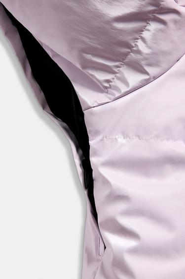 QUILTED ANORAK WITH 80% DOWN 20% FEATHER, WATER-RESISTANT, WINDPROOF, RECCO® TECHNOLOGY, SKI COLLECTION - Pink by Zara - Image 10