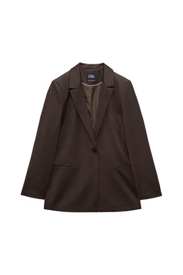 SATINY BLAZER
