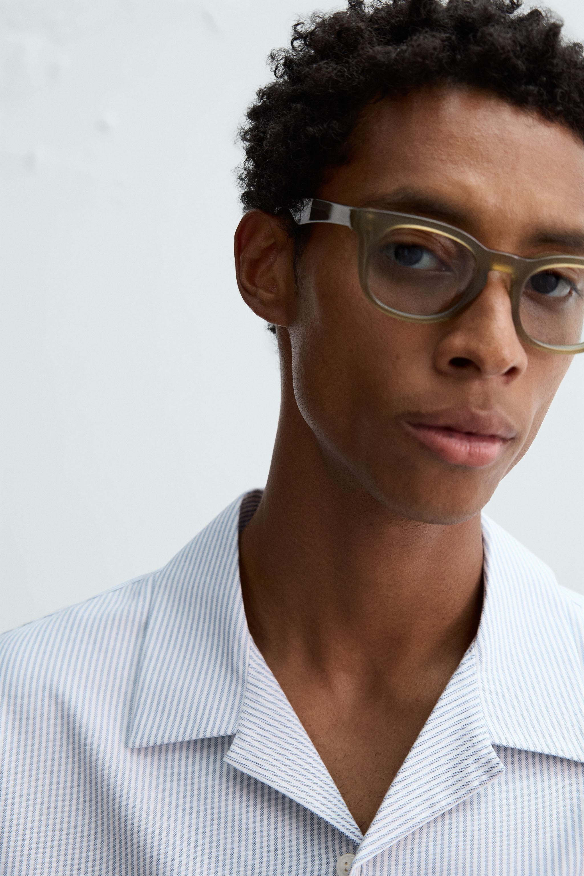 CHEMISE OXFORD RAYÉE