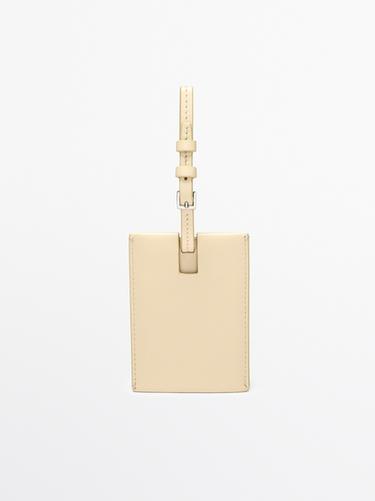 Etiqueta para equipaje piel napa - Barquillo de Zara