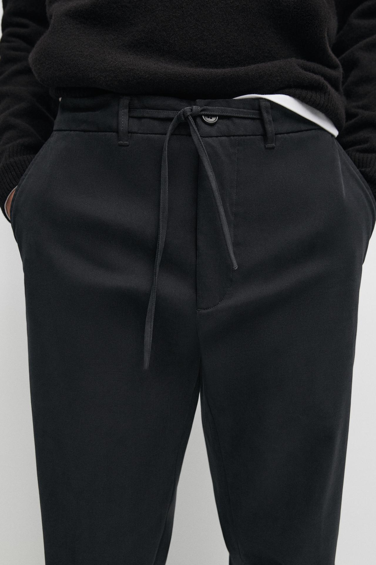 Jogger fit pants — Navy blue