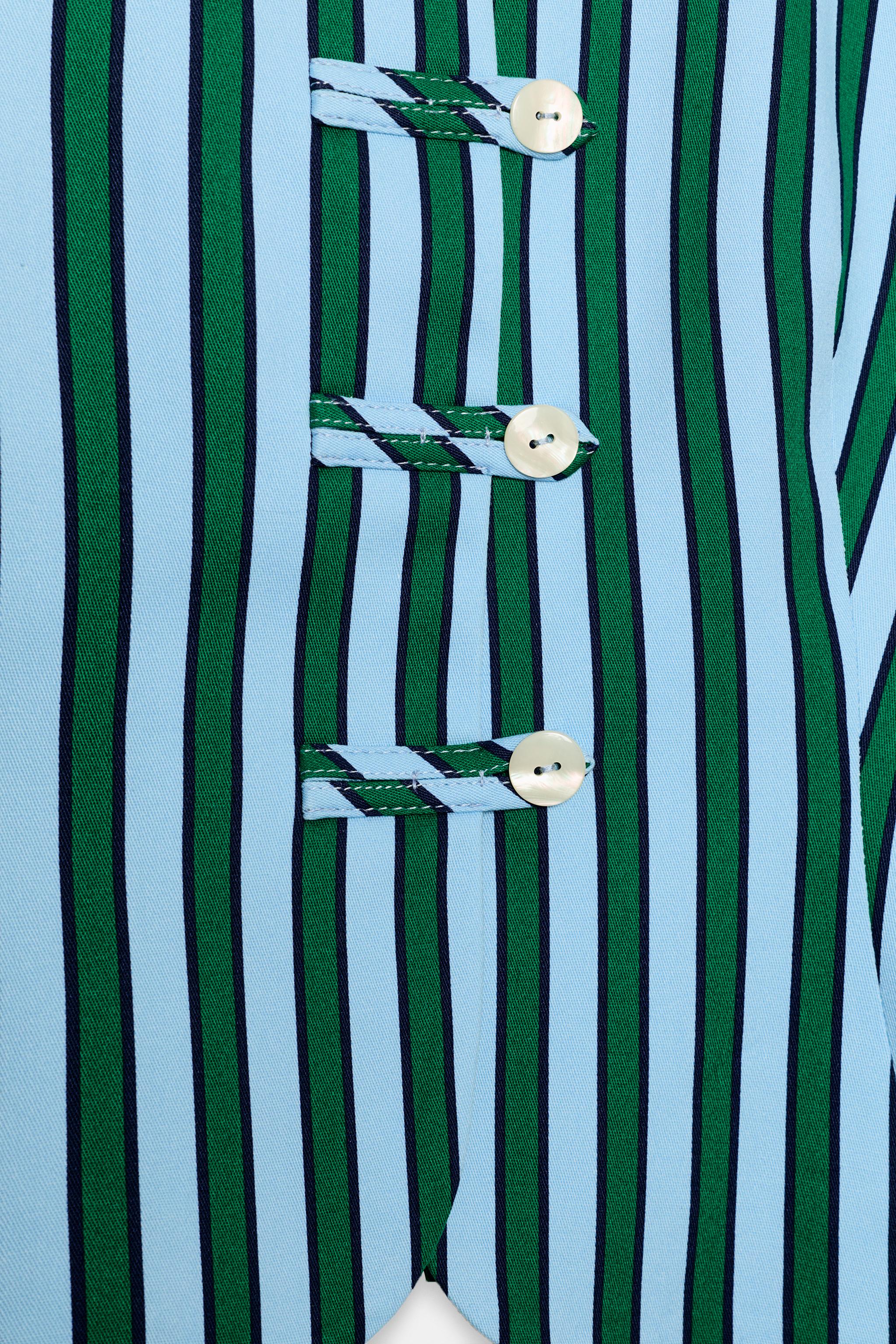 STRIPED FROG FASTENING TOP