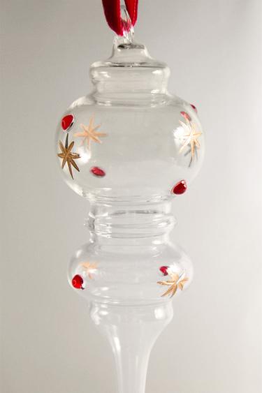 LONG BOROSILICATE CHRISTMAS TREE DECORATION - 990 by Zara - Image 2