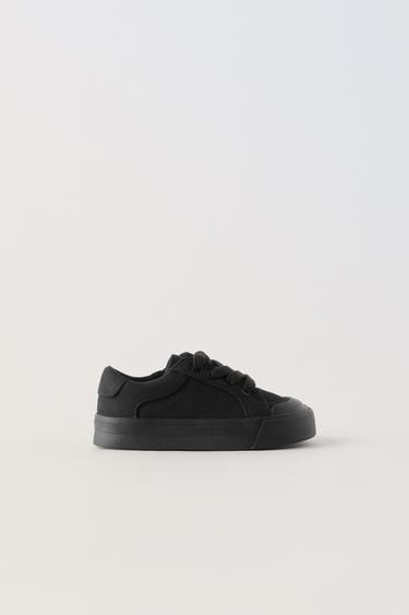 COTTON SNEAKERS - Black by Zara - Image 0