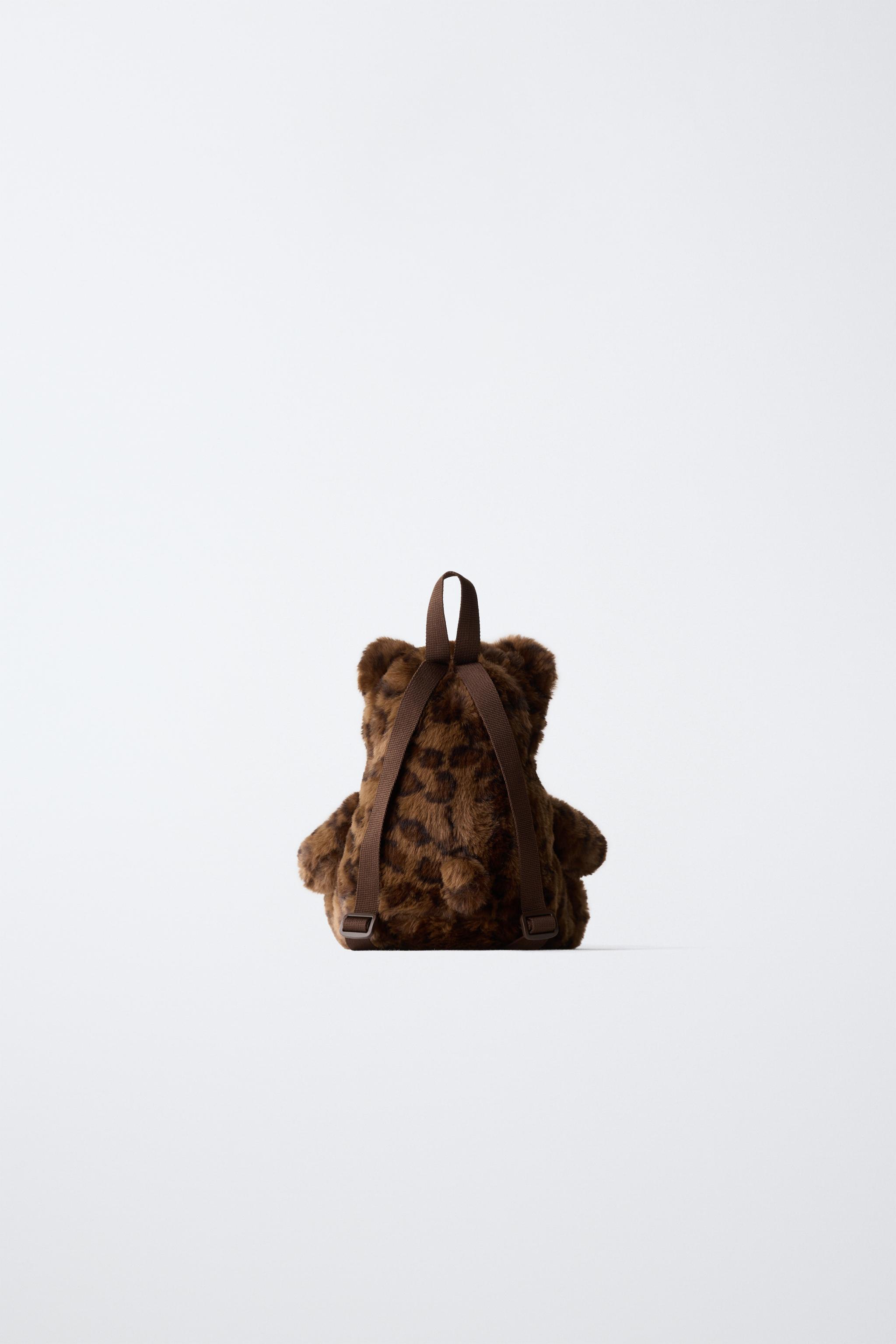 Devilsmood　MUTE BEAST FUR BACKPACK ブラウン BEAR BACKPACK - Brown | ZARA Curaçao / Curazao