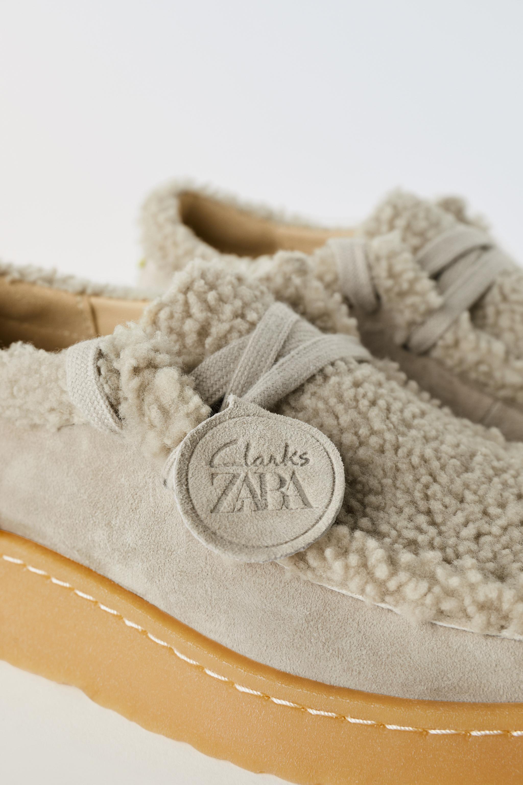 CLARKS® X ZARA LINED LEATHER SHOES