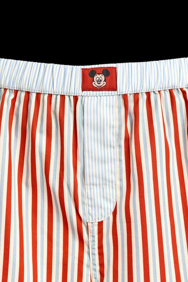 8-14 JAHRE/ BOXERSHORTS AUS POPELINE MIT STREIFEN HARRY LAMBERT FOR ZARA X DISNEY - Rot von Zara