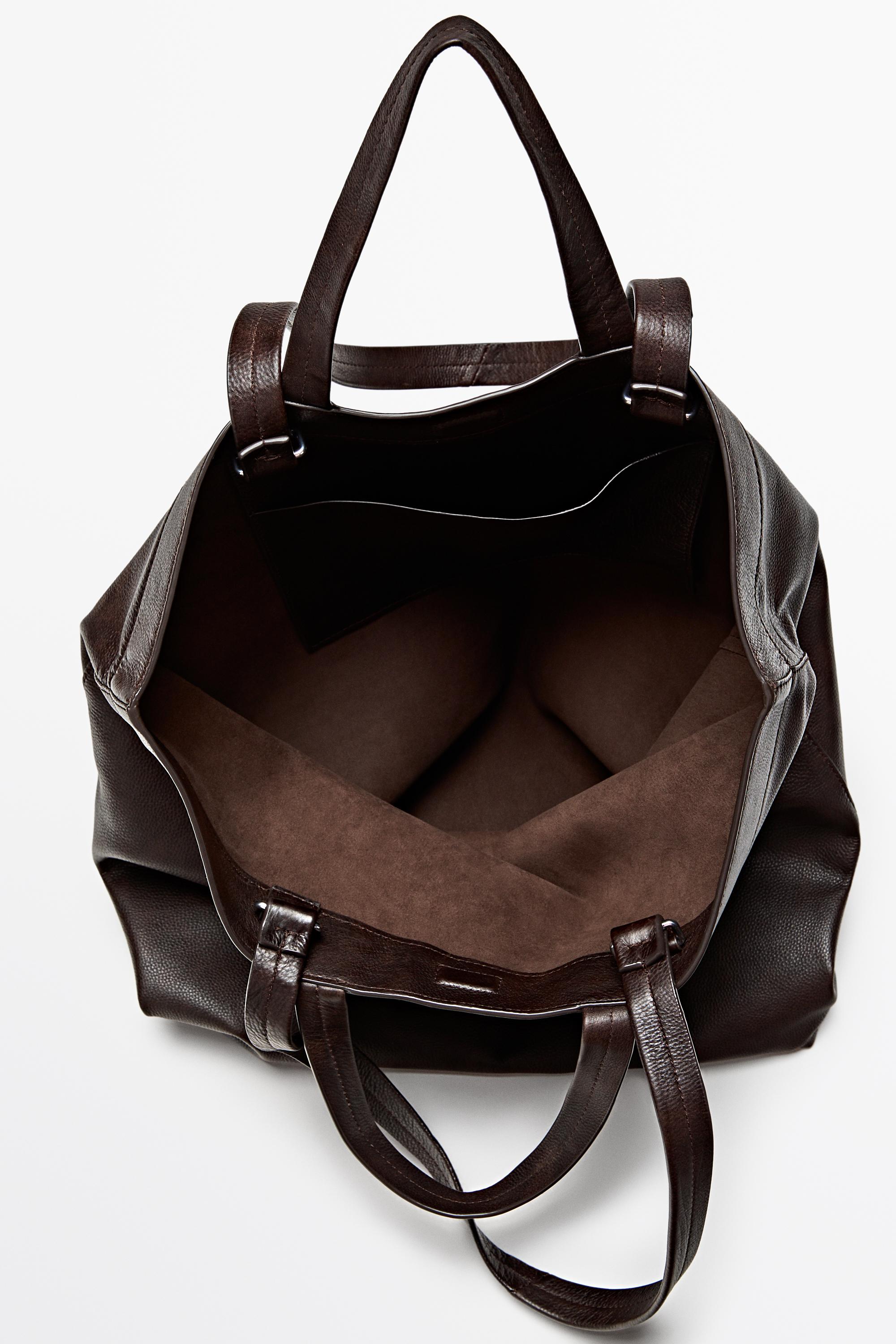 Nappa leather tote bag