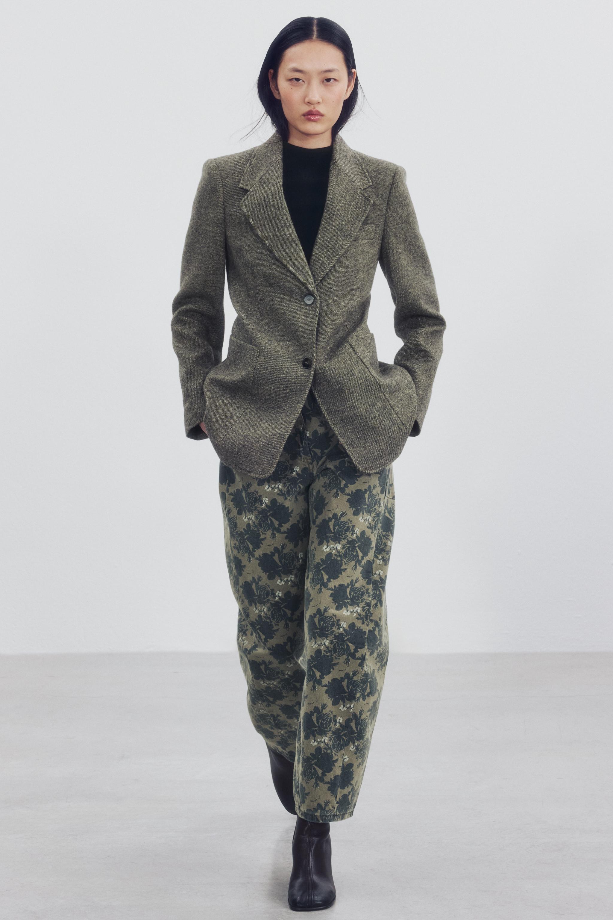 ZW COLLECTION WOOL STRAIGHT BLAZER