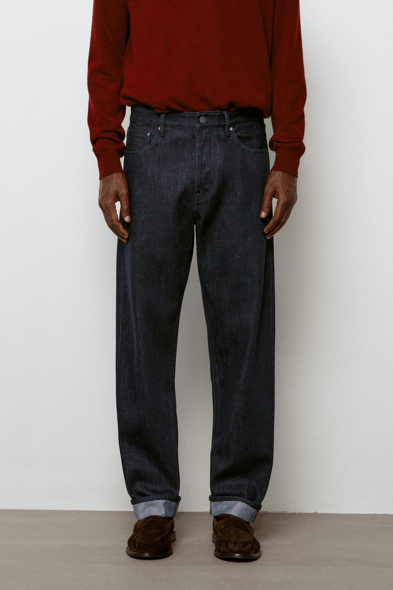 Selvedge fit jeans — Navy blue