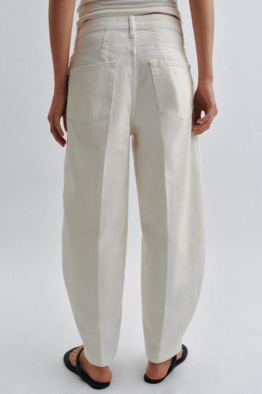 JEAN ZW COLLECTION BARREL TAILLE HAUTE - Blanc de Zara - Image 2