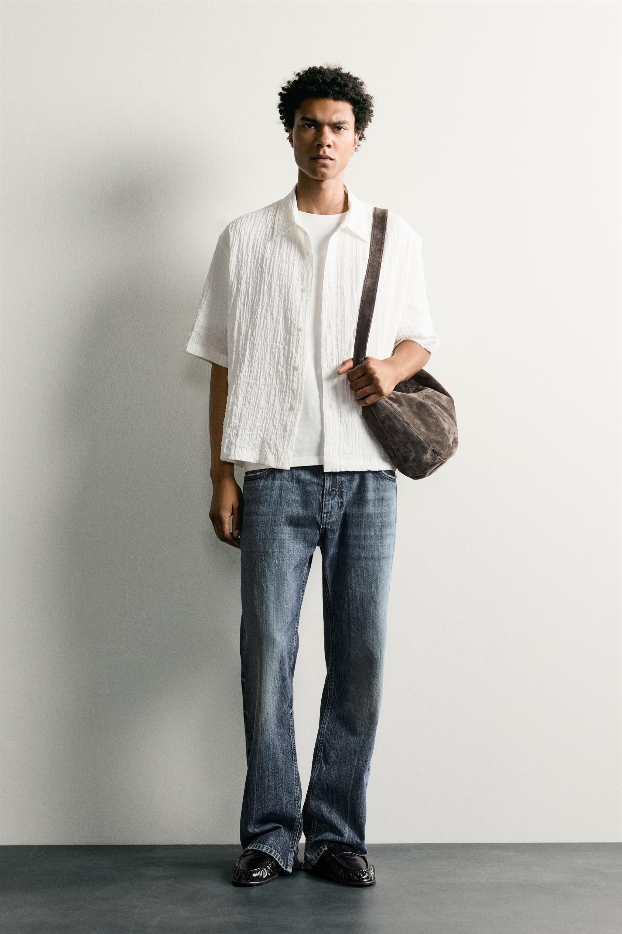 TEXTURED RELAXED FIT SHIRT