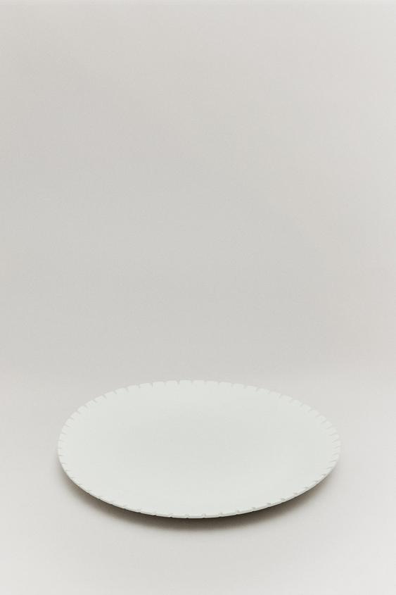 THE DENTATA DESSERT PLATE - Blanco de Zara - Imagen 0