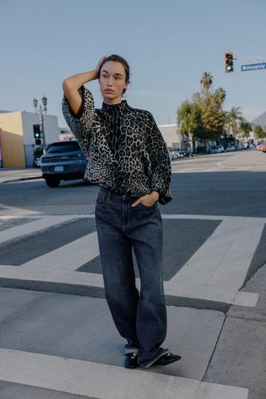 KNIT JUMPER WITH WIDE SLEEVES - Grey by Zara