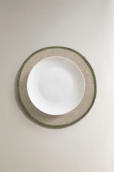 SET DE TABLE FIBRE ROND - Vert de Zara - Image 3