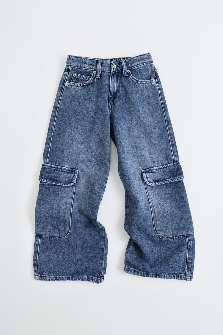 JEANS WIDE LEG BOLSILLOS