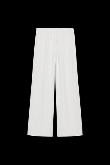 LOOSE-FITTING DARTED TROUSERS - Grey by Zara