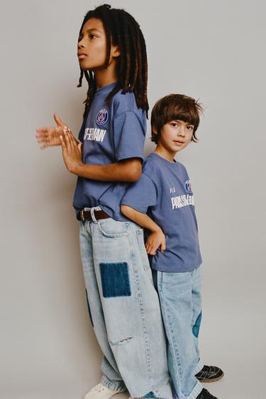 PSG®プリントTシャツブルーZaraのPSG®プリントTシャツ - ブルー 