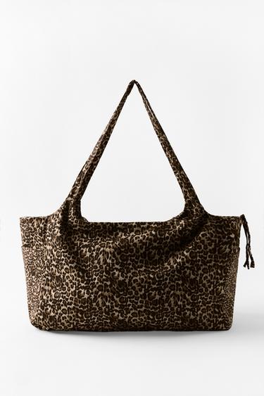 MAXI SAC EN COTON À IMPRIMÉ ANIMALIER - Leopard de Zara