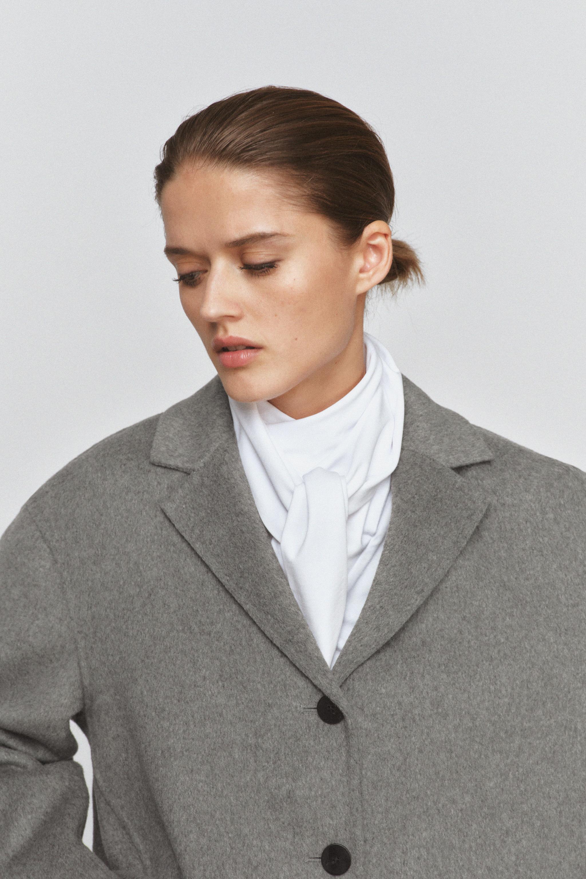 ウール混ブレザーZW COLLECTION - グレー | ZARA Japan / 日本