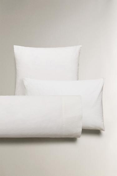 TEXTURED PILLOWCASE - White by Zara