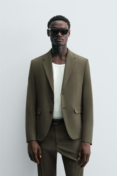 BLAZER TRAJE CONFORT - Marrón de Zara