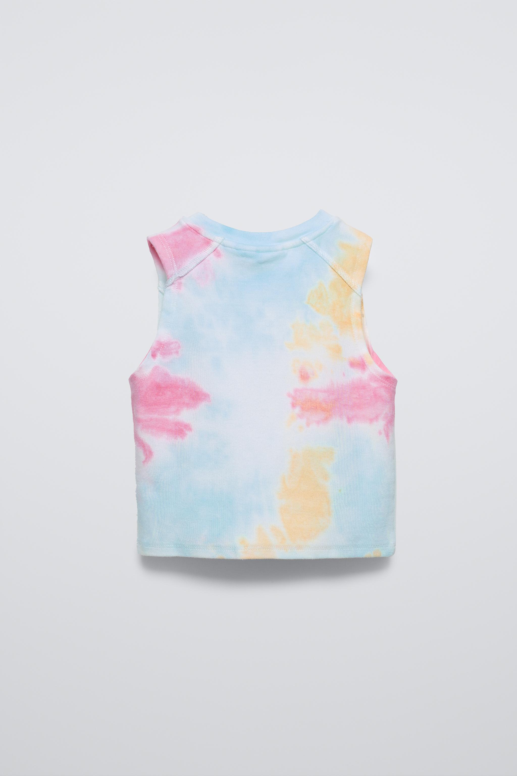 Tie shops dye shirt zara