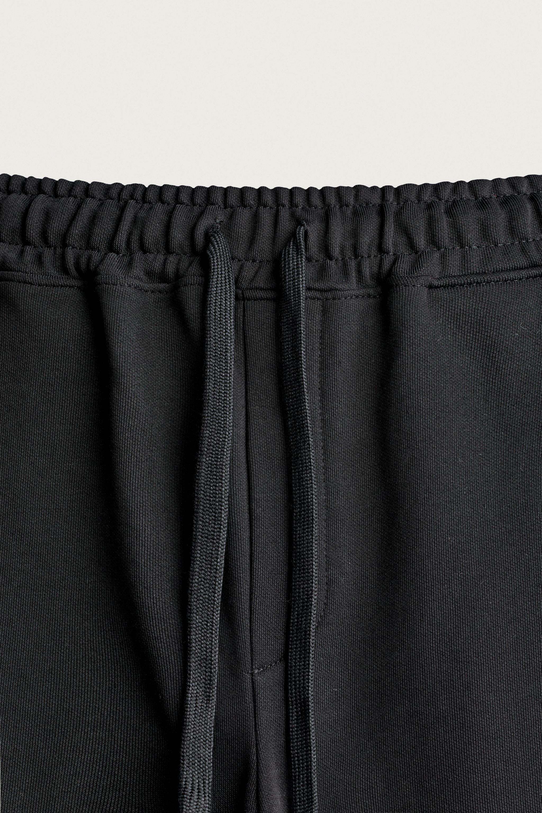 Мужские брюки Zara BASIC STRAIGHT-FIT JOGGER PANTS — фото 8