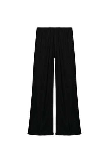 RUSTIC STRAIGHT TROUSERS - Anthracite grey by Zara
