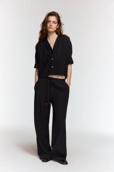 CAMISA ESTRUCTURA - Negro de Zara