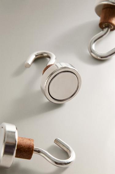LOT DE 3 PATÈRES MAGNÉTIQUES - Acier de Zara - Image 4